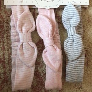 Nordstrom Baby Girl Bows 0-12 Months New with Hang
